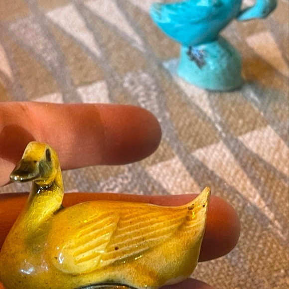 5 vintage German small duck figurines- free shipping - Picture 2 of 10